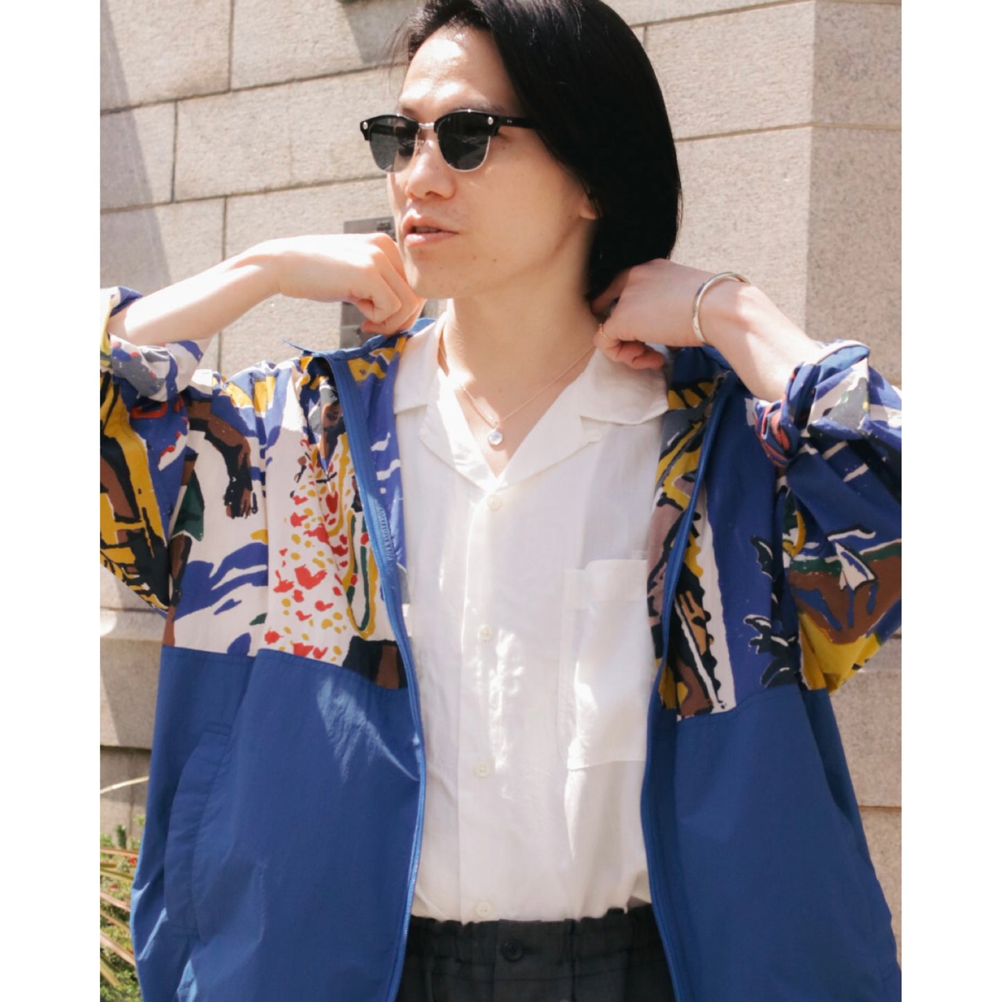 HAWAIIAN OUTDOOR ZIP UP JACKET