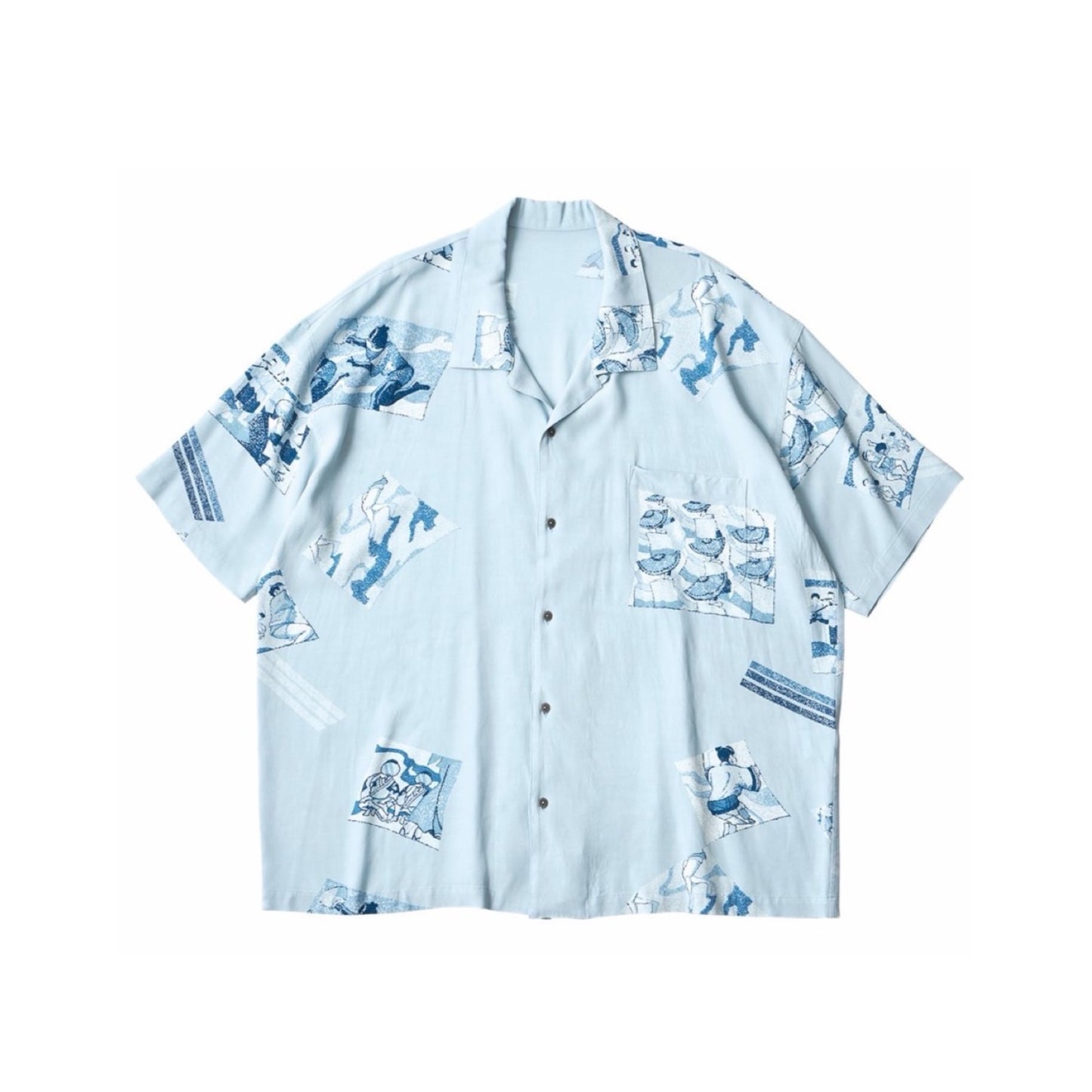♥ALOHA SHIRT 阿波踊り (with TENUGUI & UCHIWA)