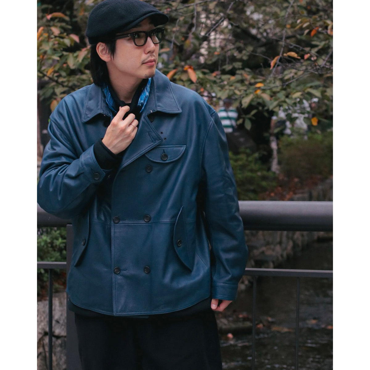 "ISETAN KYOTO EXCLUSIVE" LEATHER DOUBLE JACKET