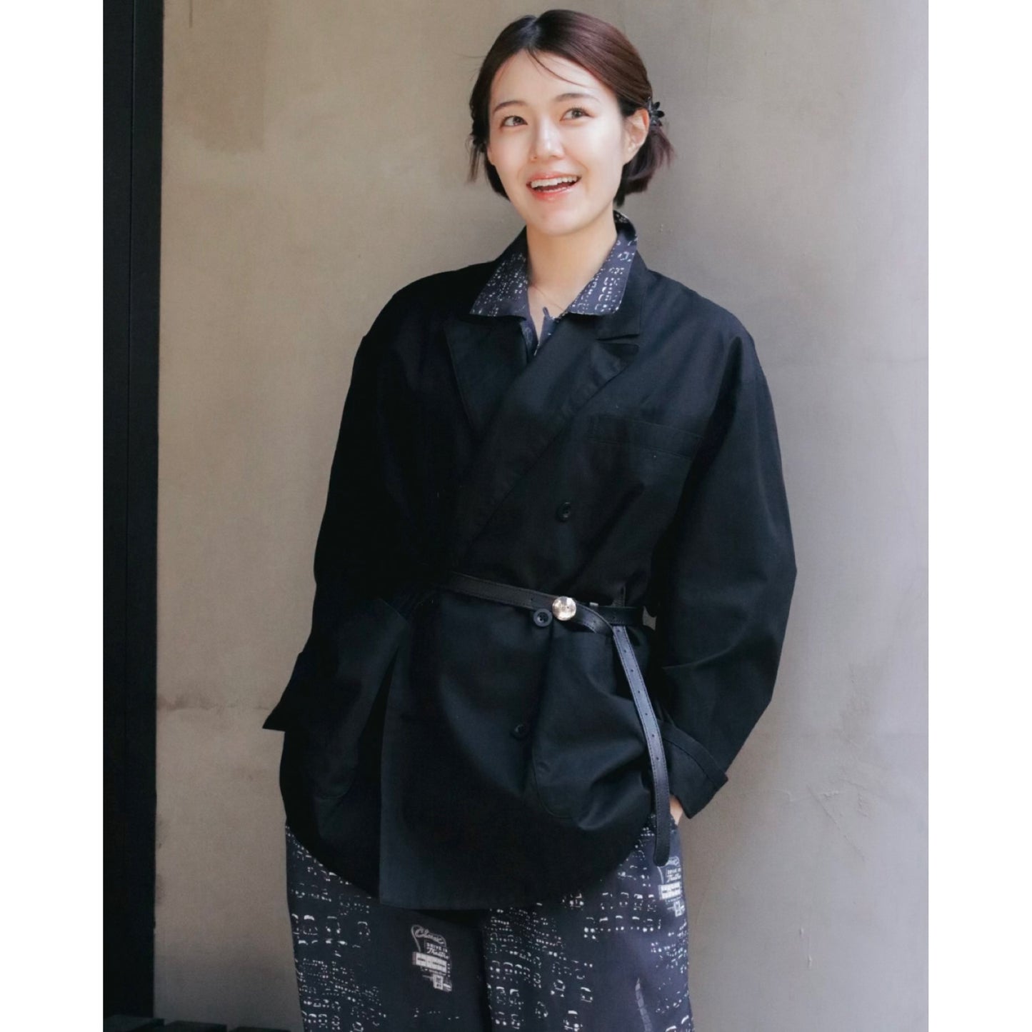 "KYOTO EXCLUSIVE" GABARDINE DOUBLE JACKET