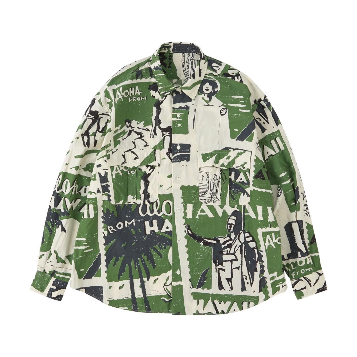 ROLL UP HAWAIIAN OUTDOOR SHIRT