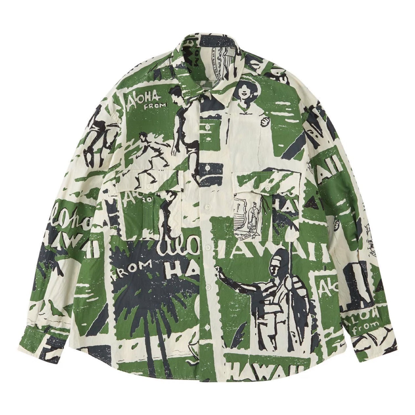 ROLL UP HAWAIIAN OUTDOOR SHIRT