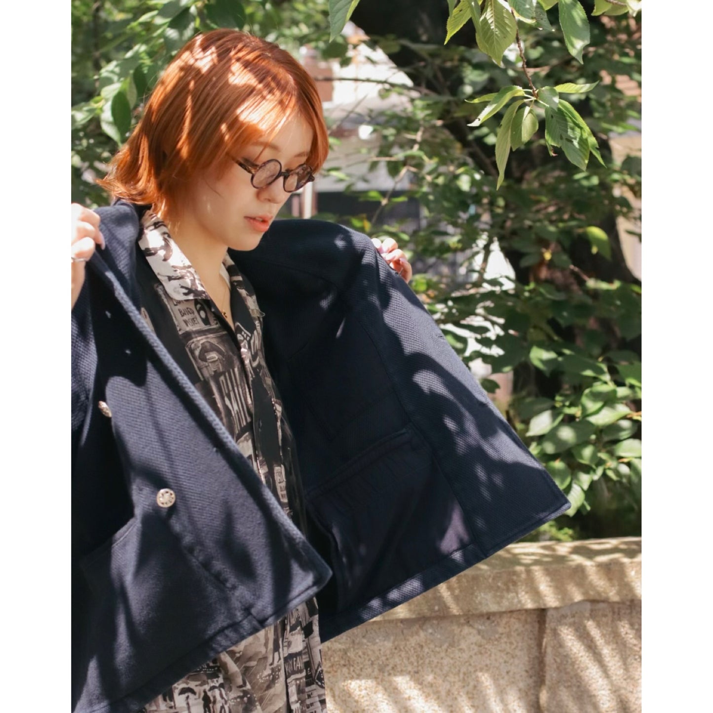 PC KENDO DOUBLE CAR JACKET W/SILVER BUTTONS