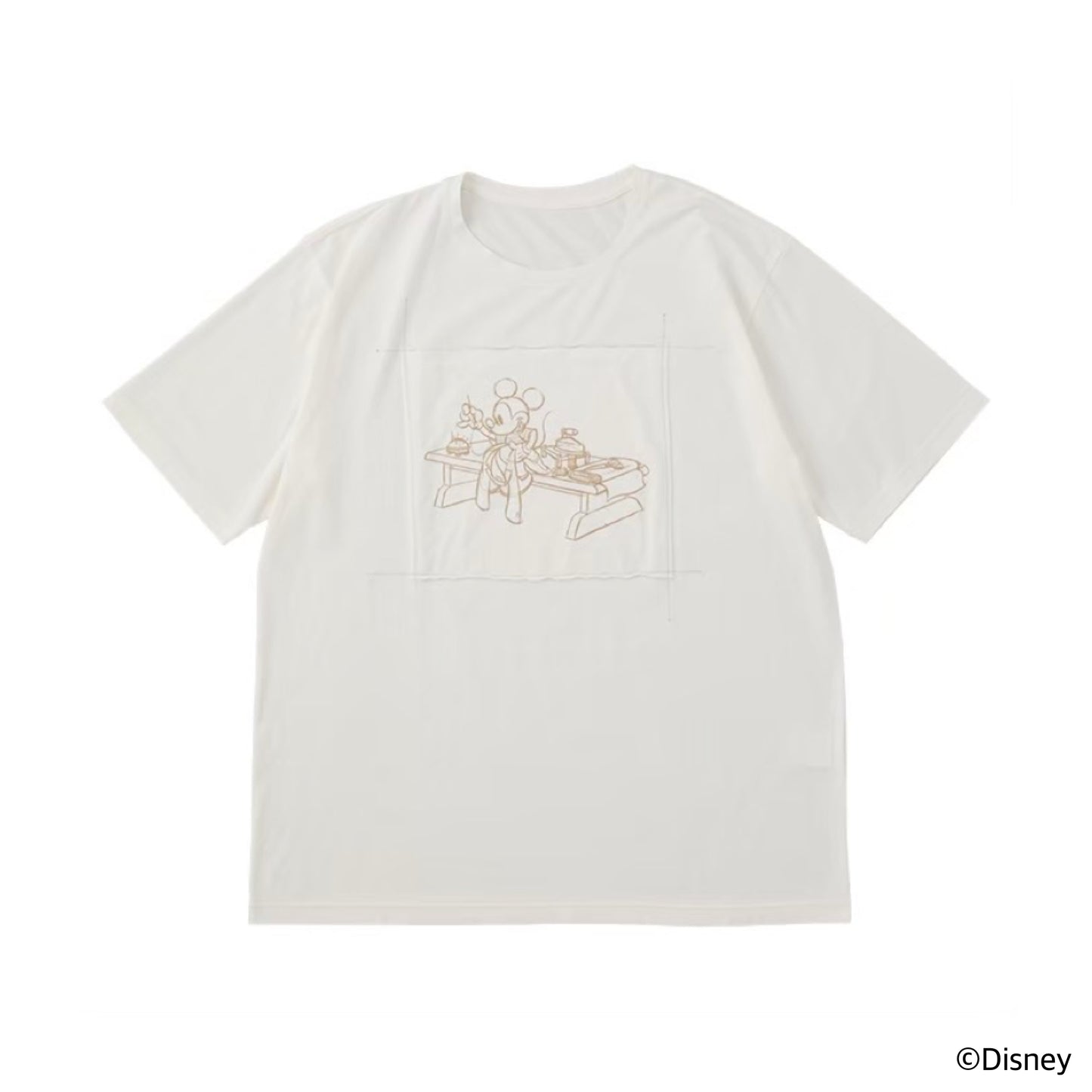 DISNEY MICKEY MOUSE / PC OHARIKO COLLECTION PATCHWORK T-SHIRT