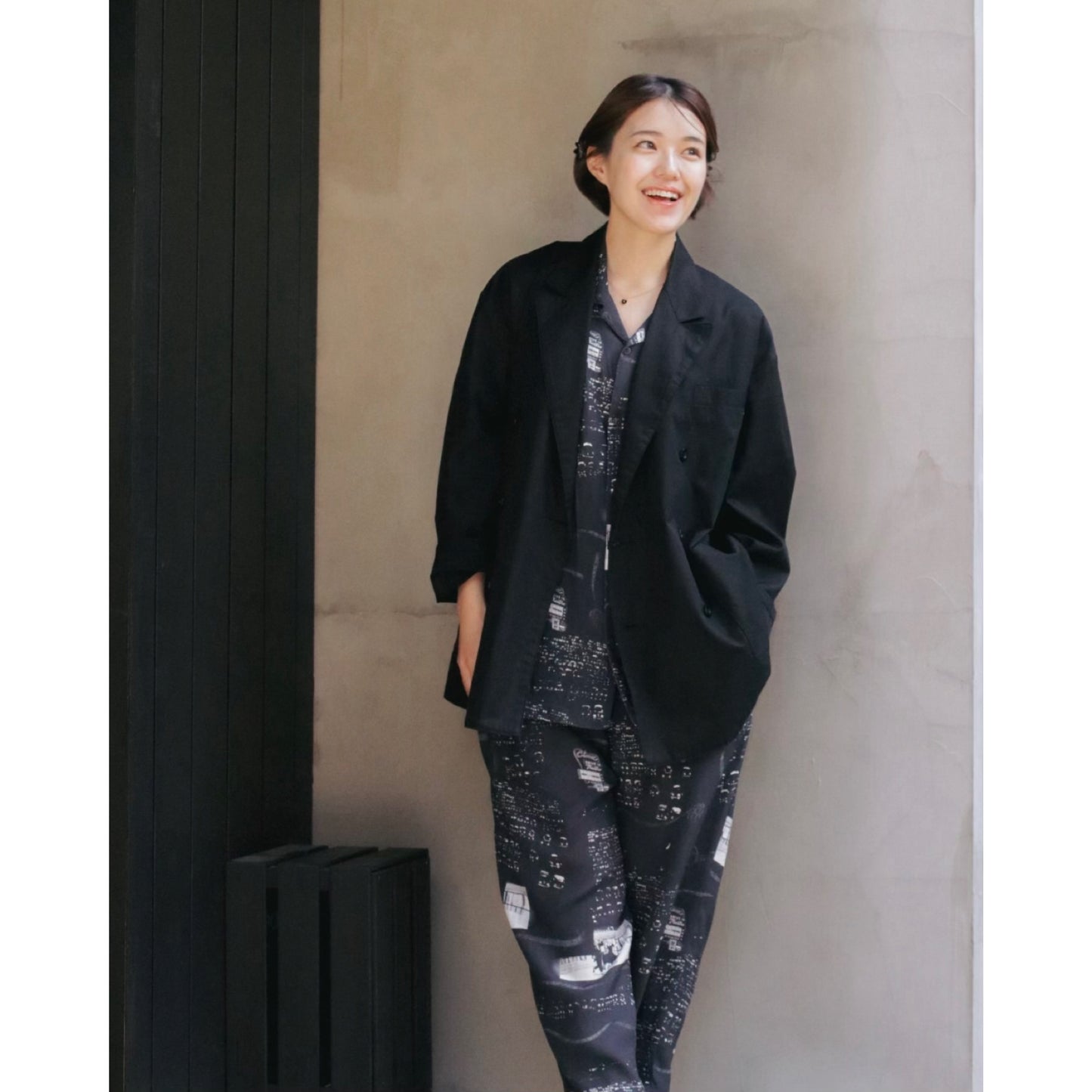"KYOTO EXCLUSIVE" GABARDINE DOUBLE JACKET