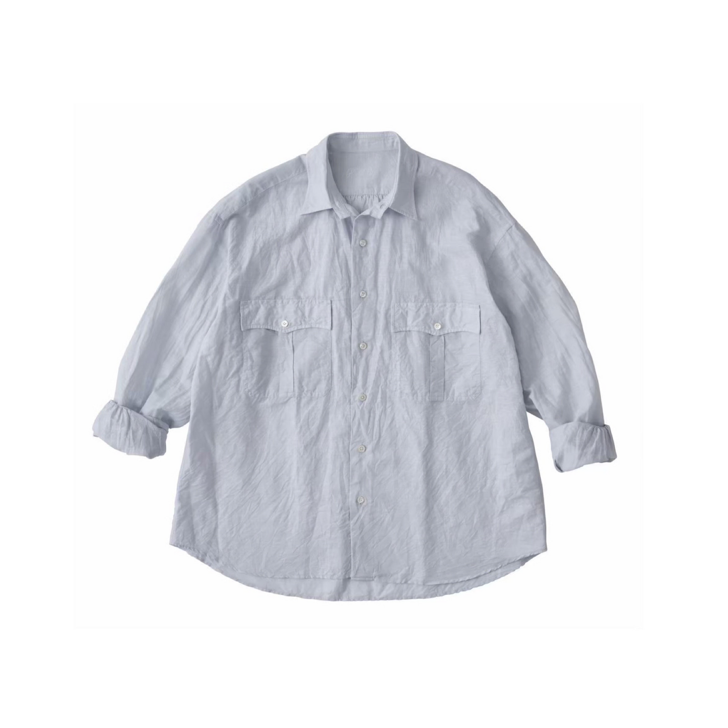 ROLL UP LINEN COTTON SHIRT (CANCLINI)