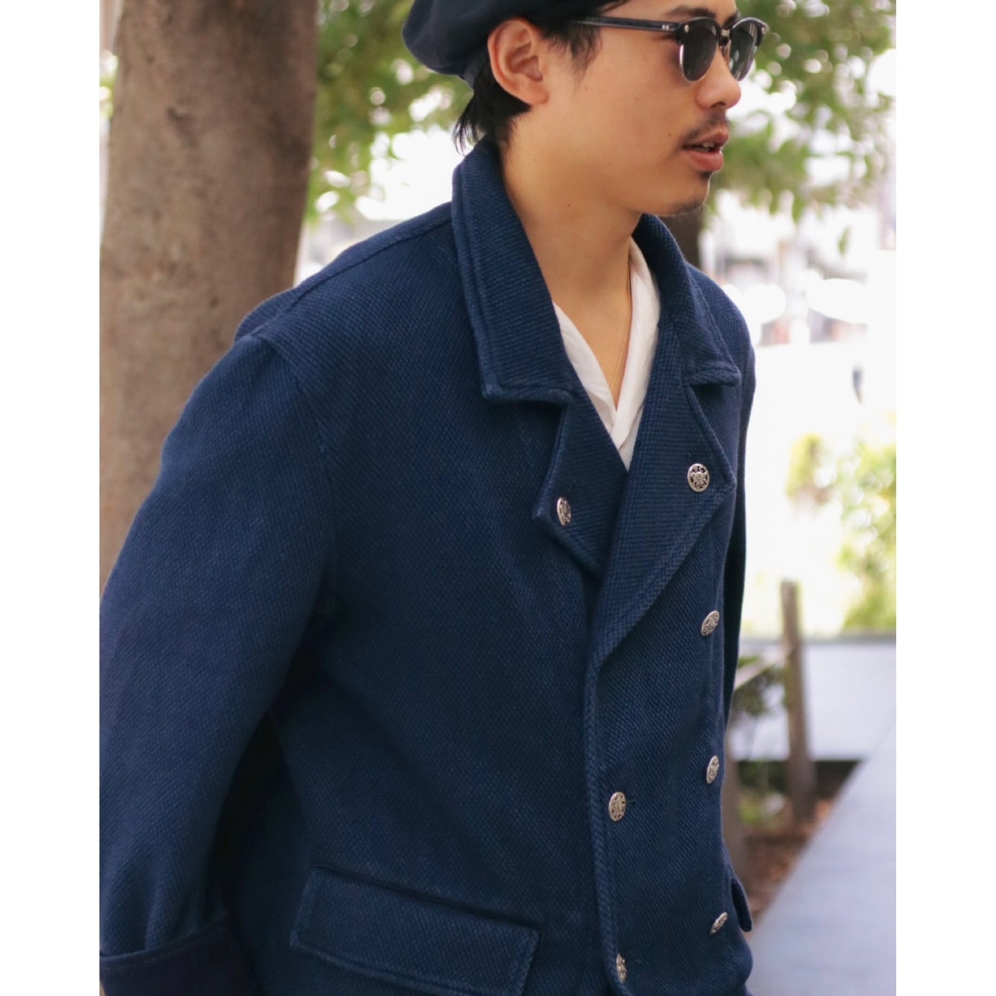 PC KENDO DOUBLE CAR JACKET W/SILVER BUTTONS