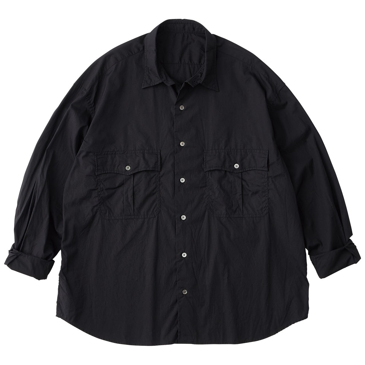 ROLL UP SHIRT (SUVIN GOLD SUPREME 140/2) – PORTER CLASSIC KYOTO