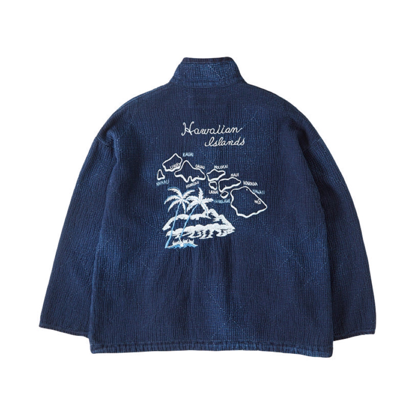 NEW SASHIKO LIGHT OLD HAWAII ZIP UP JACKET
