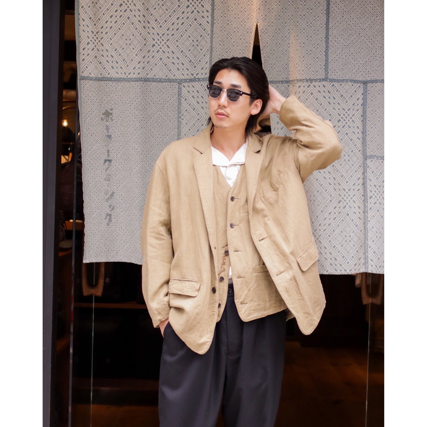 ANTIQUE LINEN CLASSIC JACKET