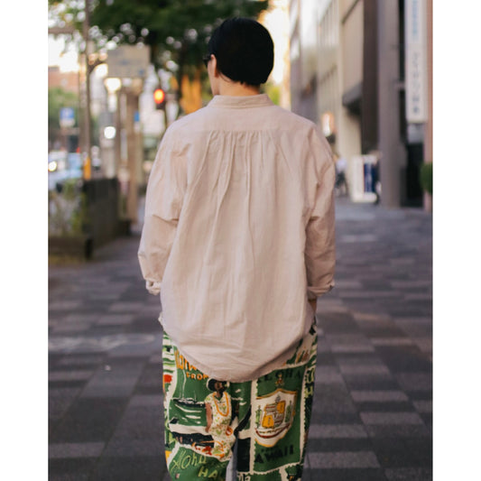 ROLL UP LINEN COTTON SHIRT (CANCLINI) 2024SS