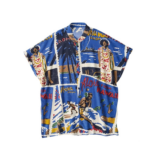 HAWAIIAN OUTDOOR ALOHA BLOUSE