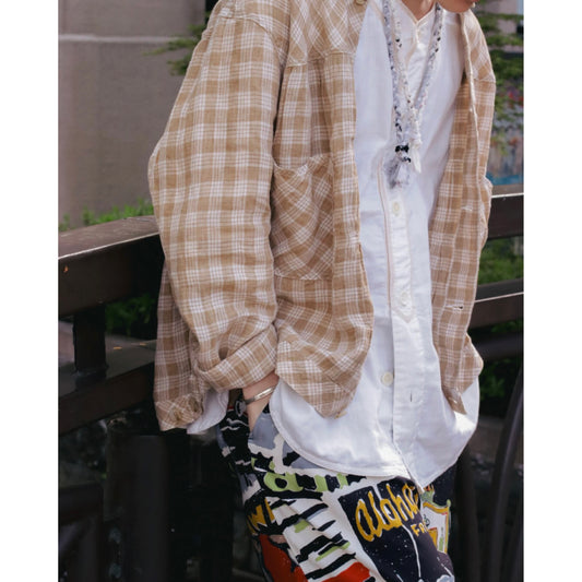 LINEN PALAKA SHORT JACKET