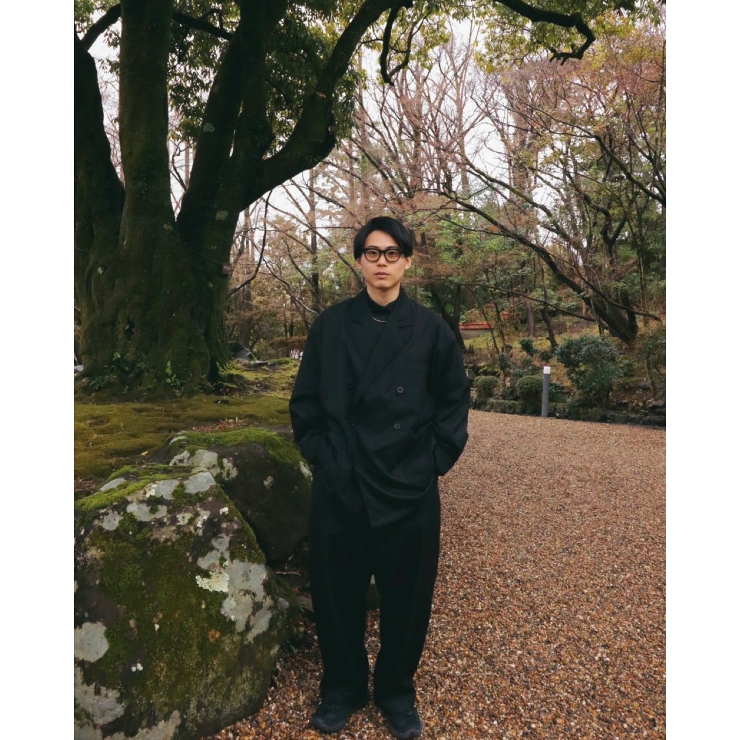 "KYOTO EXCLUSIVE" GABARDINE GENE KELLY PANTS