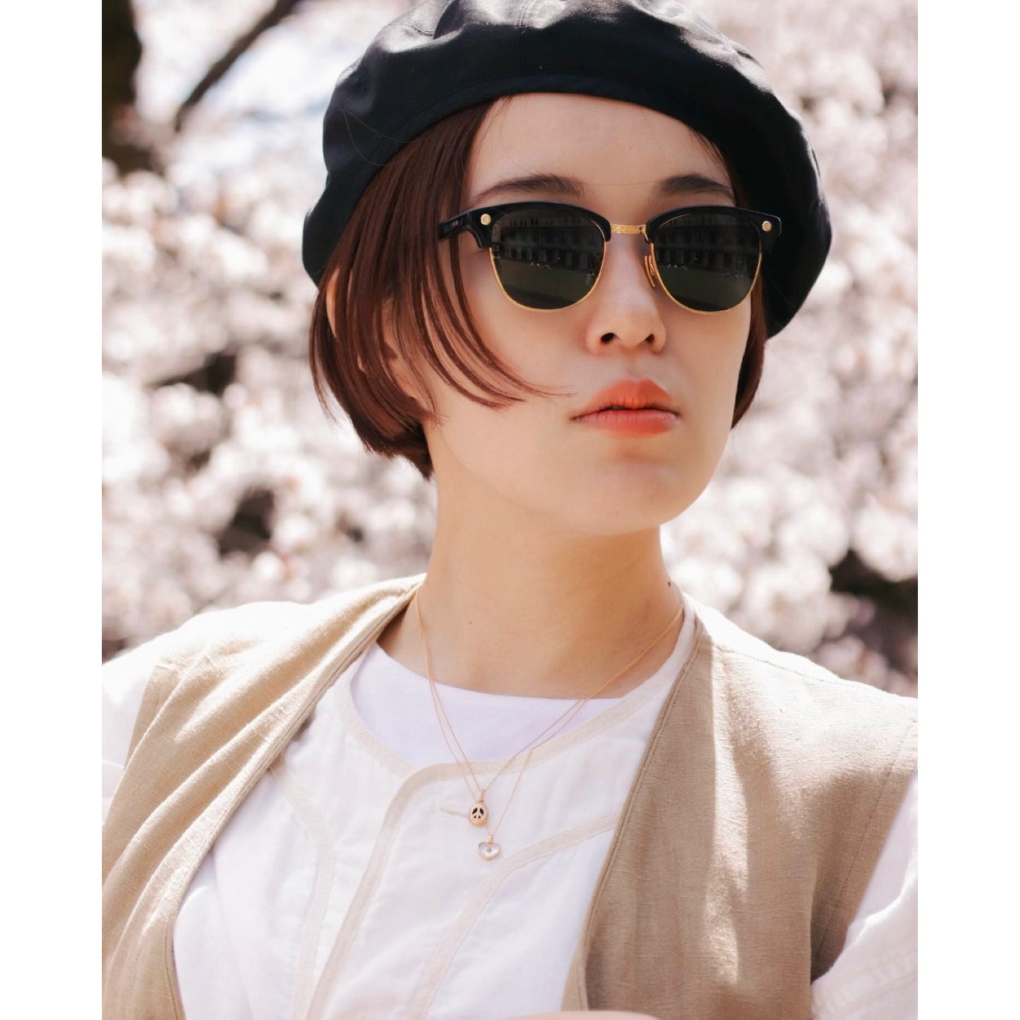 SUNGLASSES SMITH RIVET COLLECTION GOLD・K18
