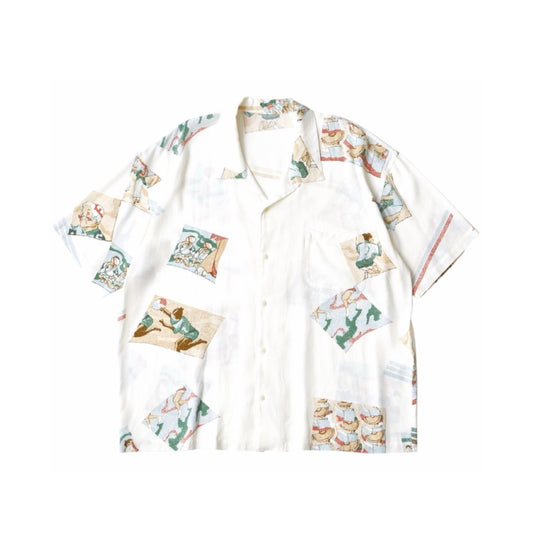 ♥ALOHA SHIRT 阿波踊り (with TENUGUI & UCHIWA)