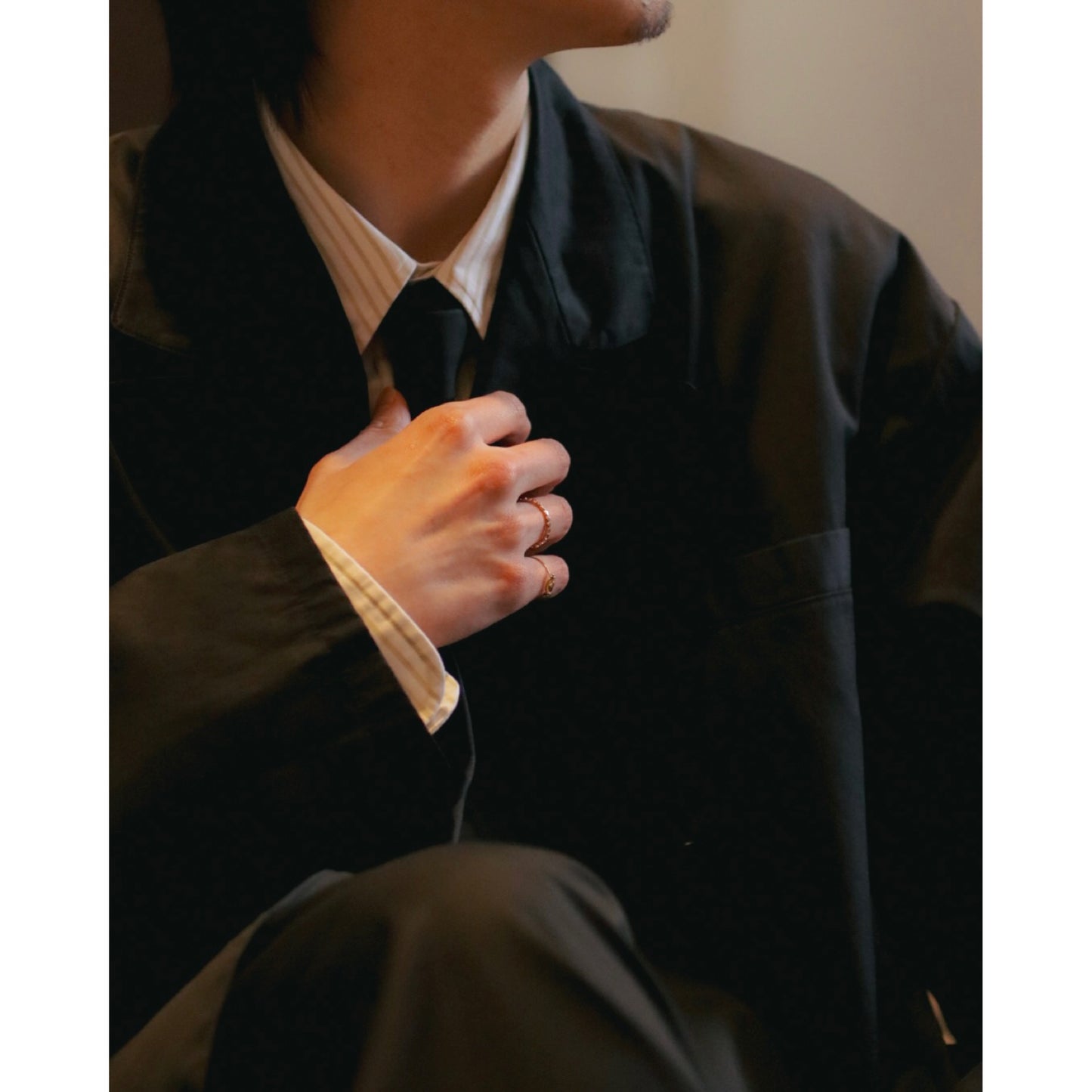 "KYOTO EXCLUSIVE" GABARDINE NECKTIE