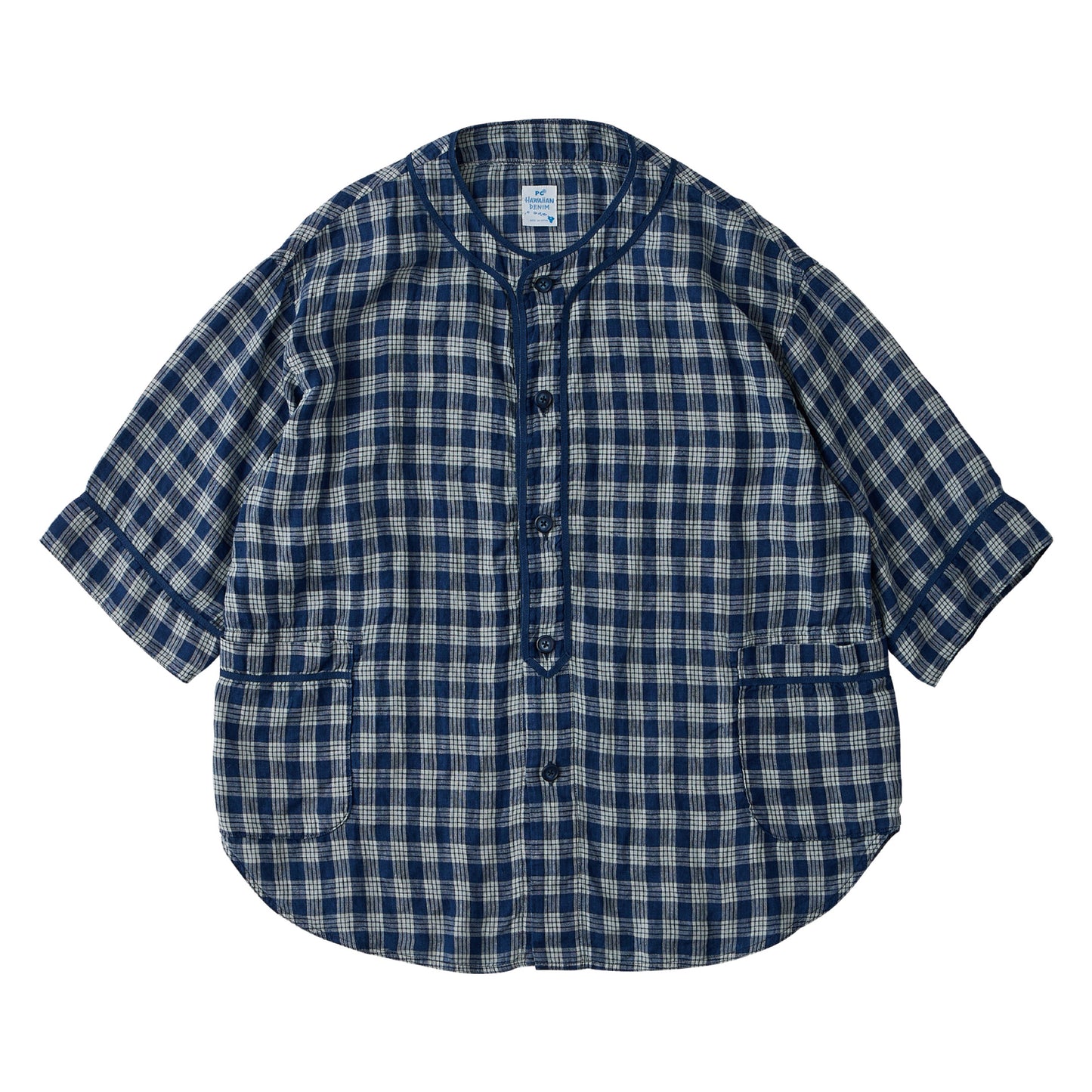 LINEN PALAKA BASEBALL SHIRT