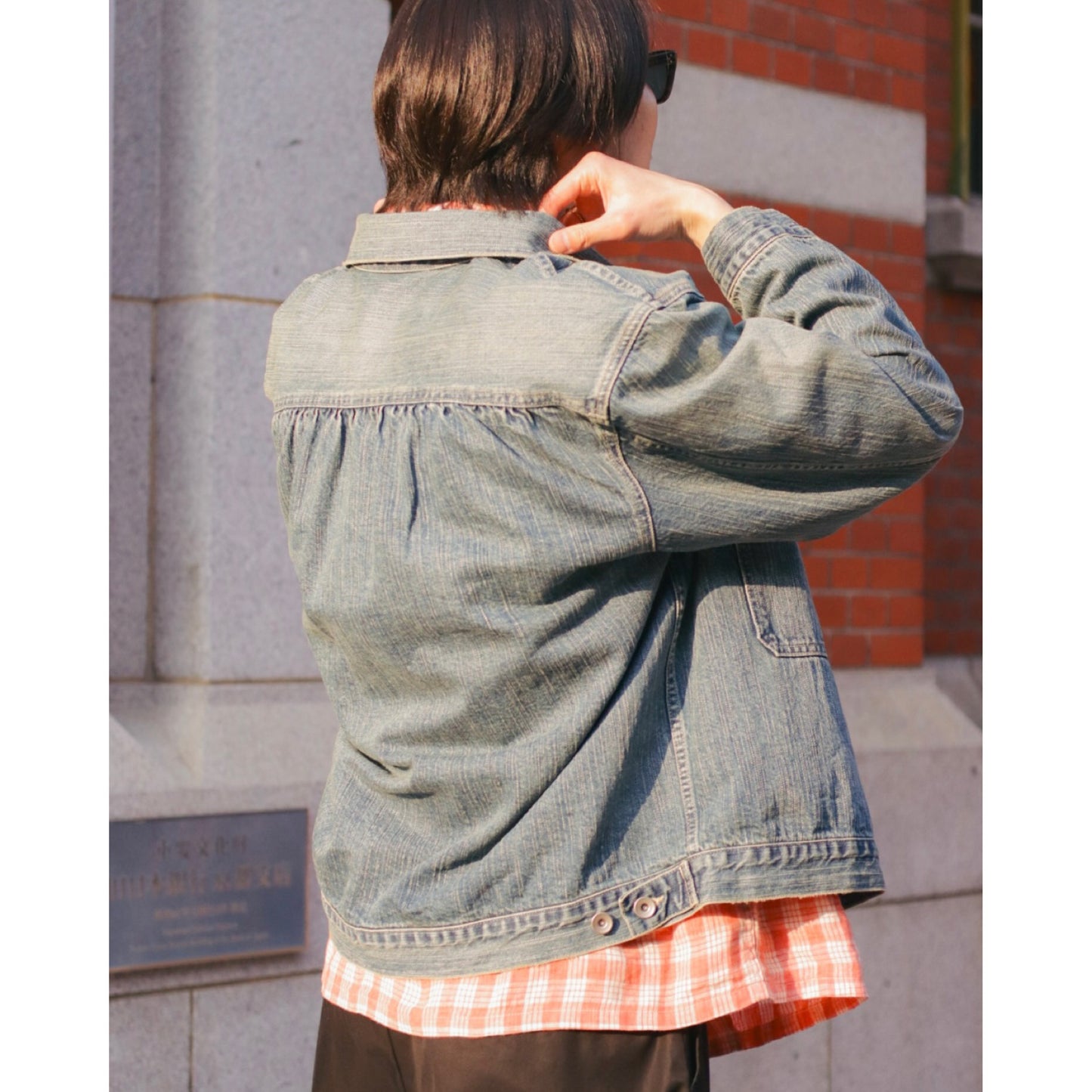 STEINBECK DENIM JACKET -BLUE-