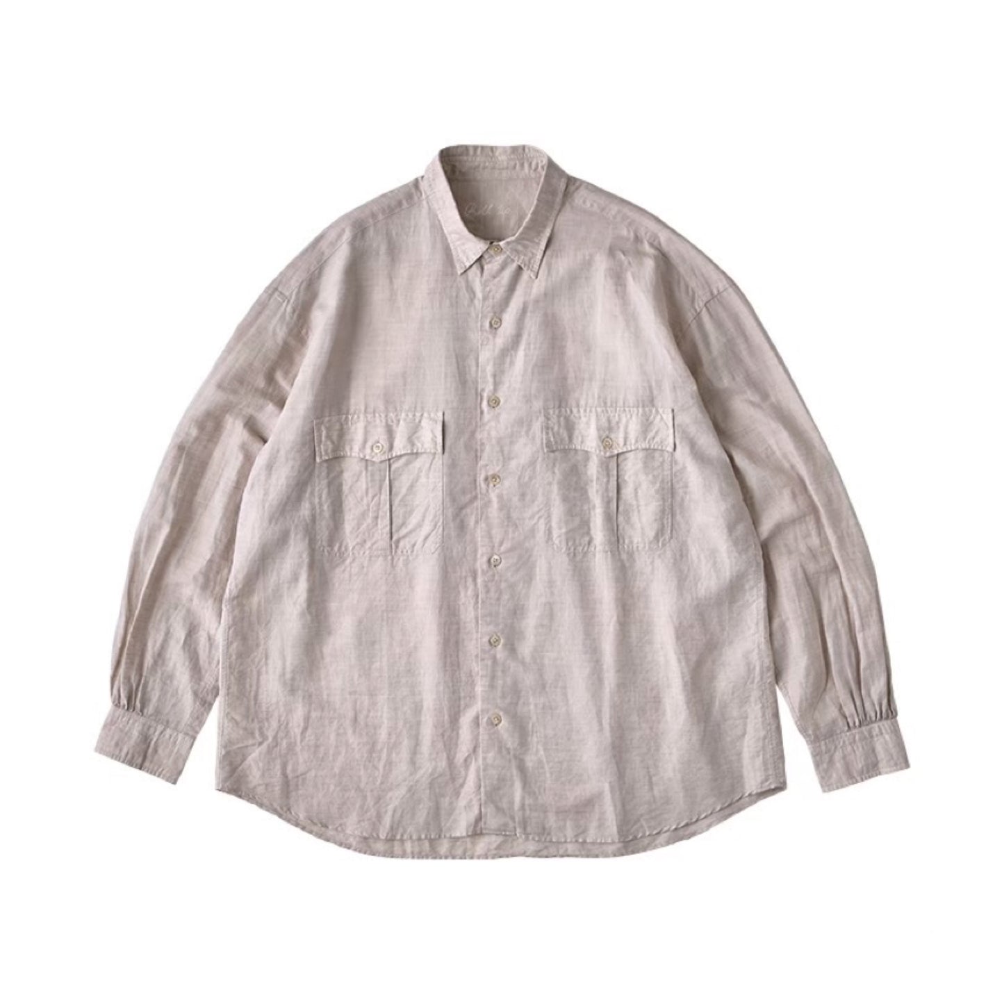 ROLL UP LINEN COTTON SHIRT (CANCLINI)