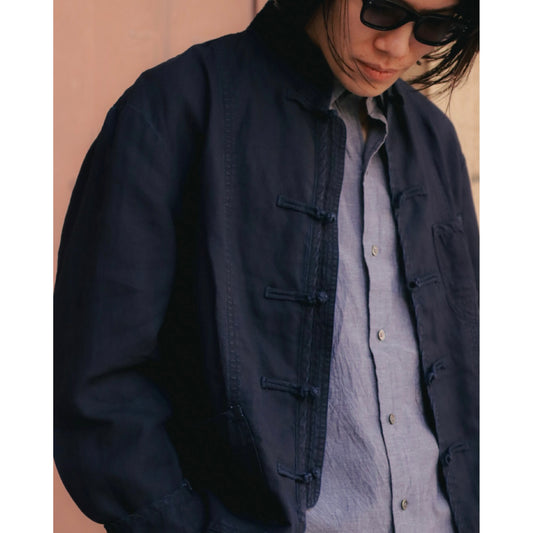 FARMER’S LINEN CHINESE JACKET
