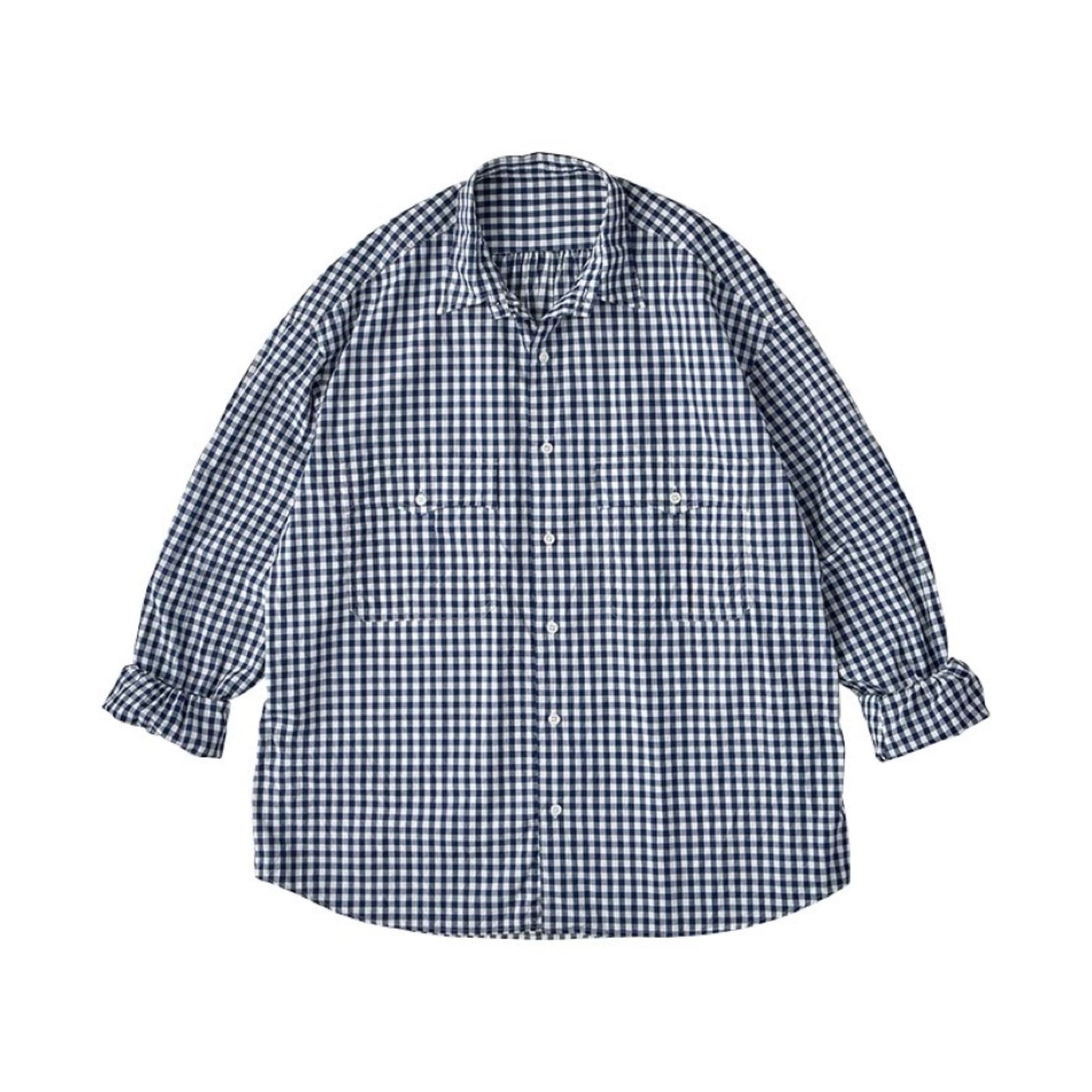 ROLL UP GINGHAM CHECK SHIRT