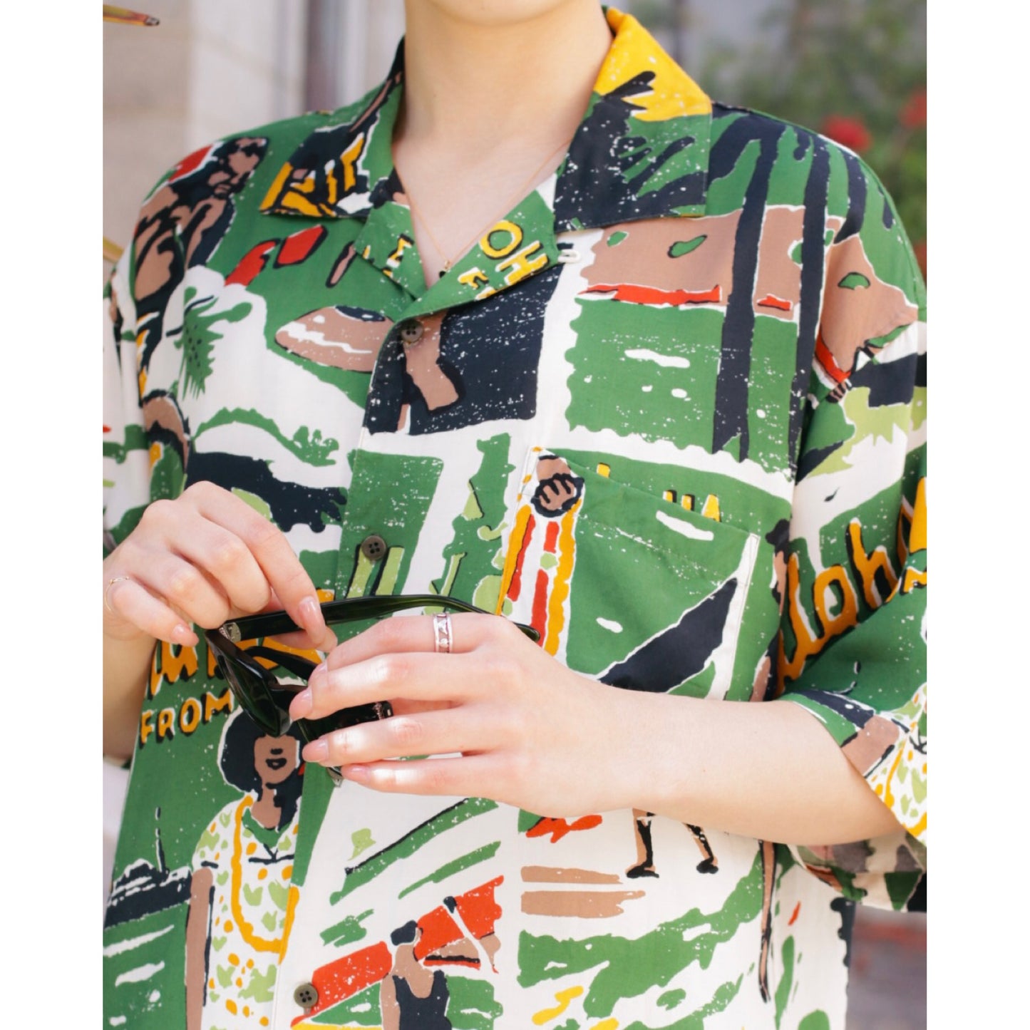 HAWAIIAN OUTDOOR ALOHA SHIRT