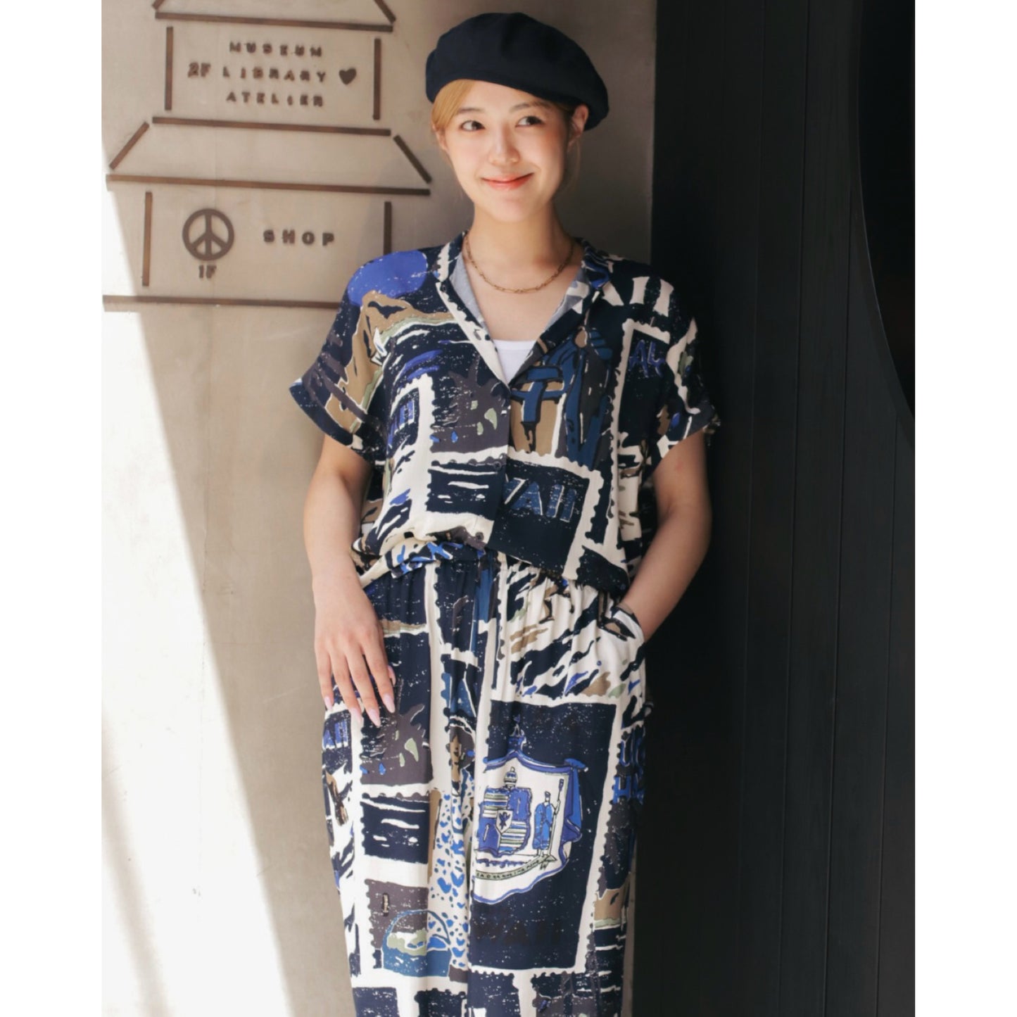 HAWAIIAN OUTDOOR ALOHA BLOUSE