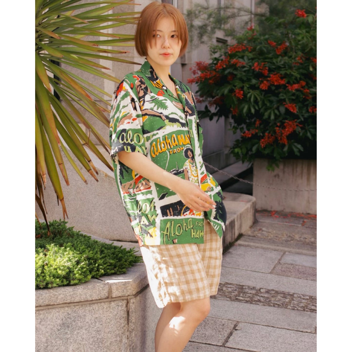 HAWAIIAN OUTDOOR ALOHA SHIRT
