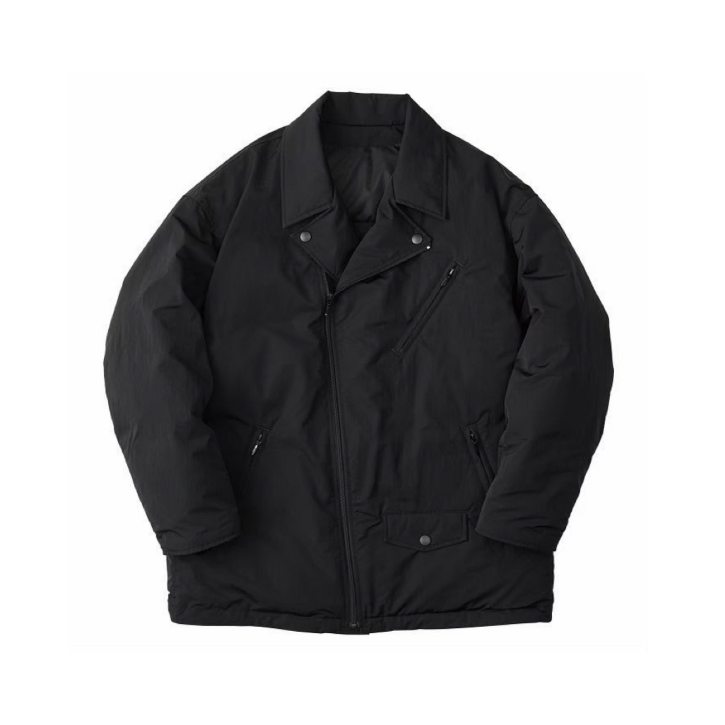 SHEEN NYLON RIDERS DOWN JACKET