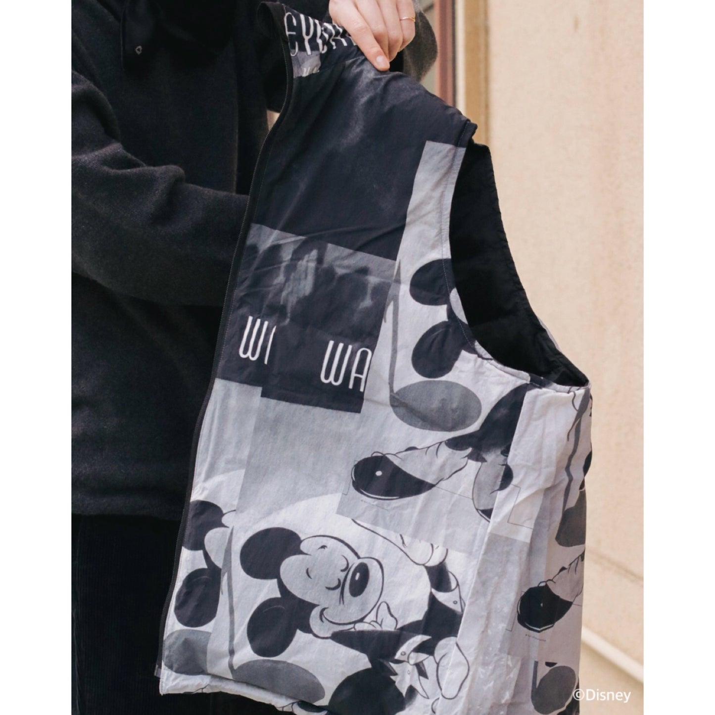 DISNEY V/P PC LINER NYLON COLLECTION ZIP UP VEST