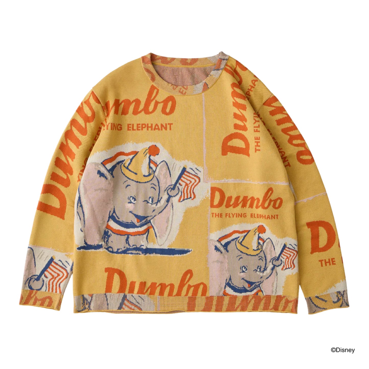 DISNEY VP / PC KNIT COLLECTION CREWNECK / DUMBO