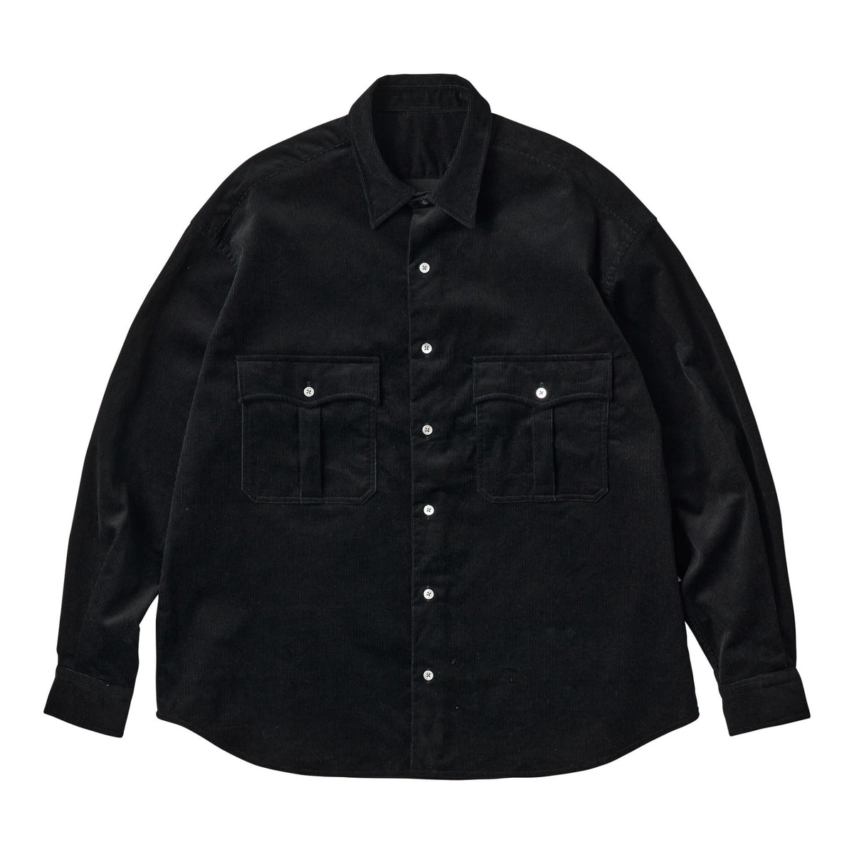 ROLL UP ORGANIC CORDUROY SHIRT (14WALE)