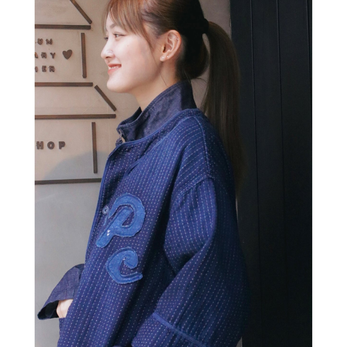 SASHIKO STRIPE BASEBALL SHIRT CUSTOM