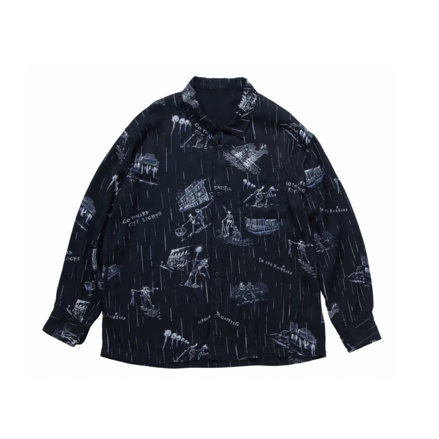 ♥“BEAT SKULL IN THE RAIN” SHIRT