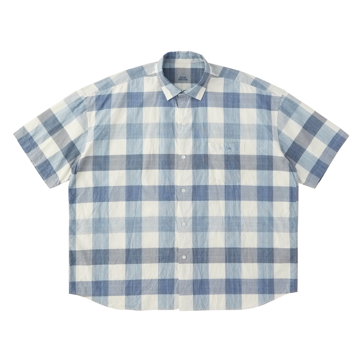H/W INDIGO CHECK BEAT WRITER SHIRT