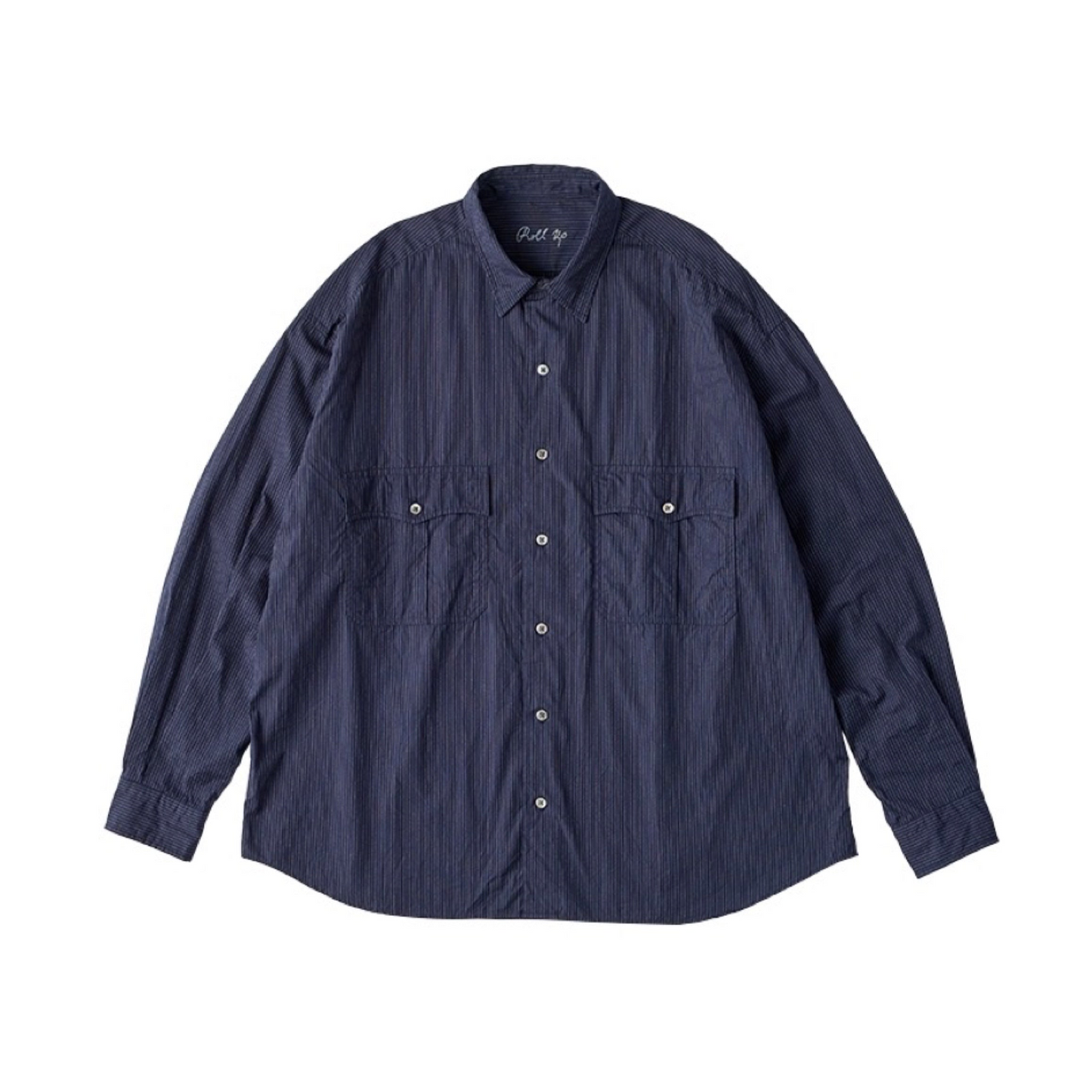 ROLL UP PIN STRIPE SHIRT