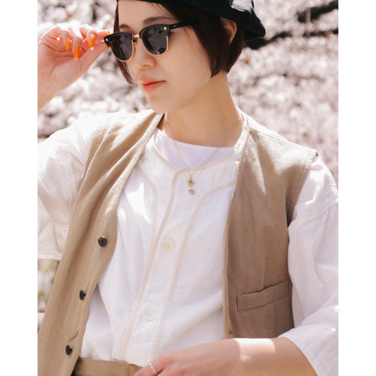 ANTIQUE LINEN CLASSIC VEST