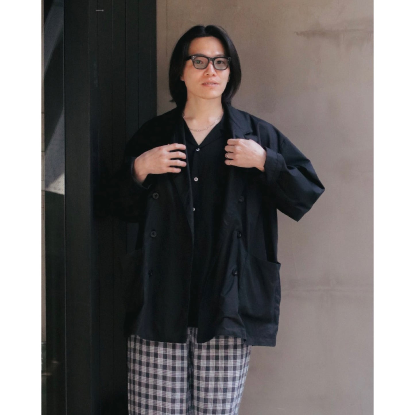 "KYOTO EXCLUSIVE" GABARDINE DOUBLE JACKET