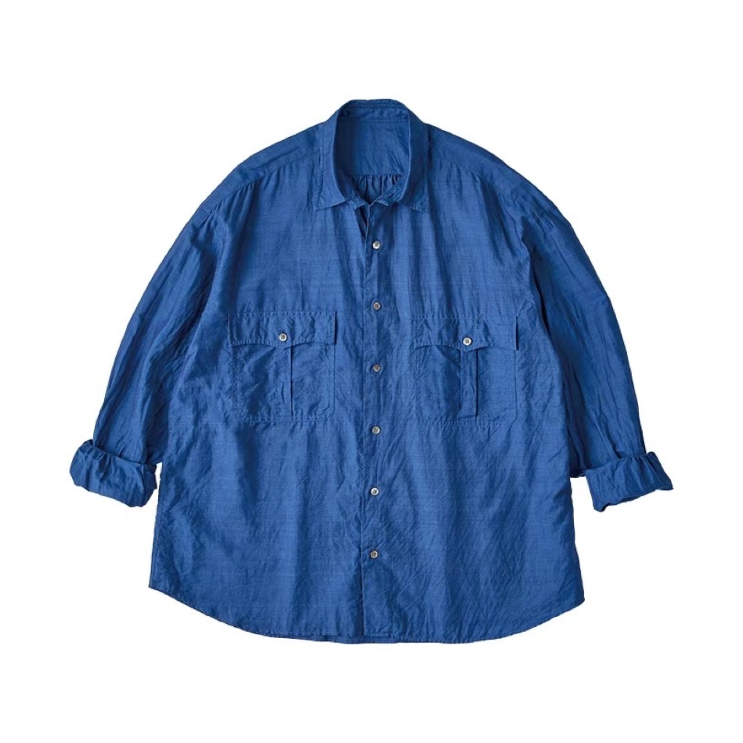 ROLL UP LINEN COTTON SHIRT (CANCLINI)
