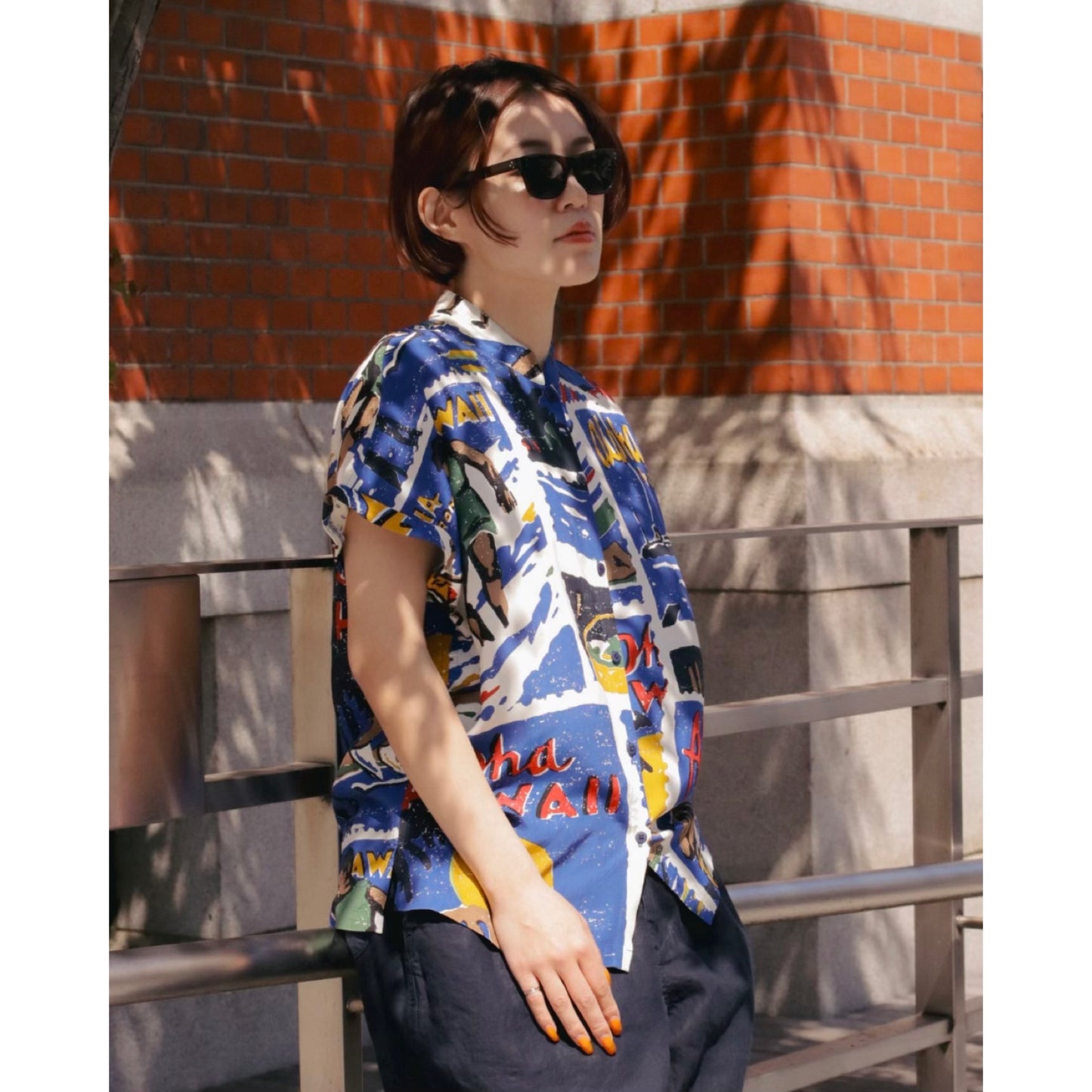 HAWAIIAN OUTDOOR ALOHA BLOUSE
