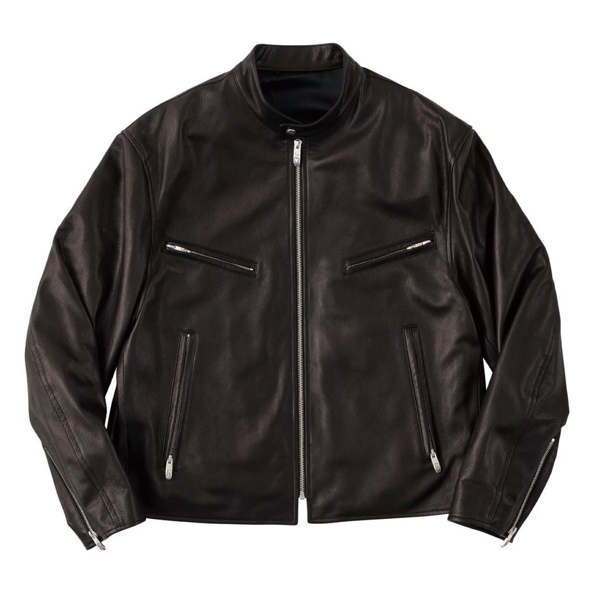 PC SINGLE RIDERS JACKET Ⅱ W / LOVE & PEACE SILVER