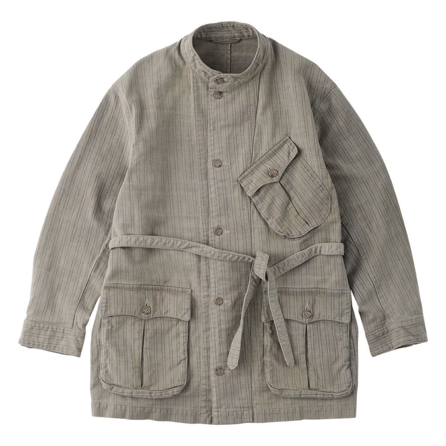 FADED STRIPE MOTORCYCLE JACKET