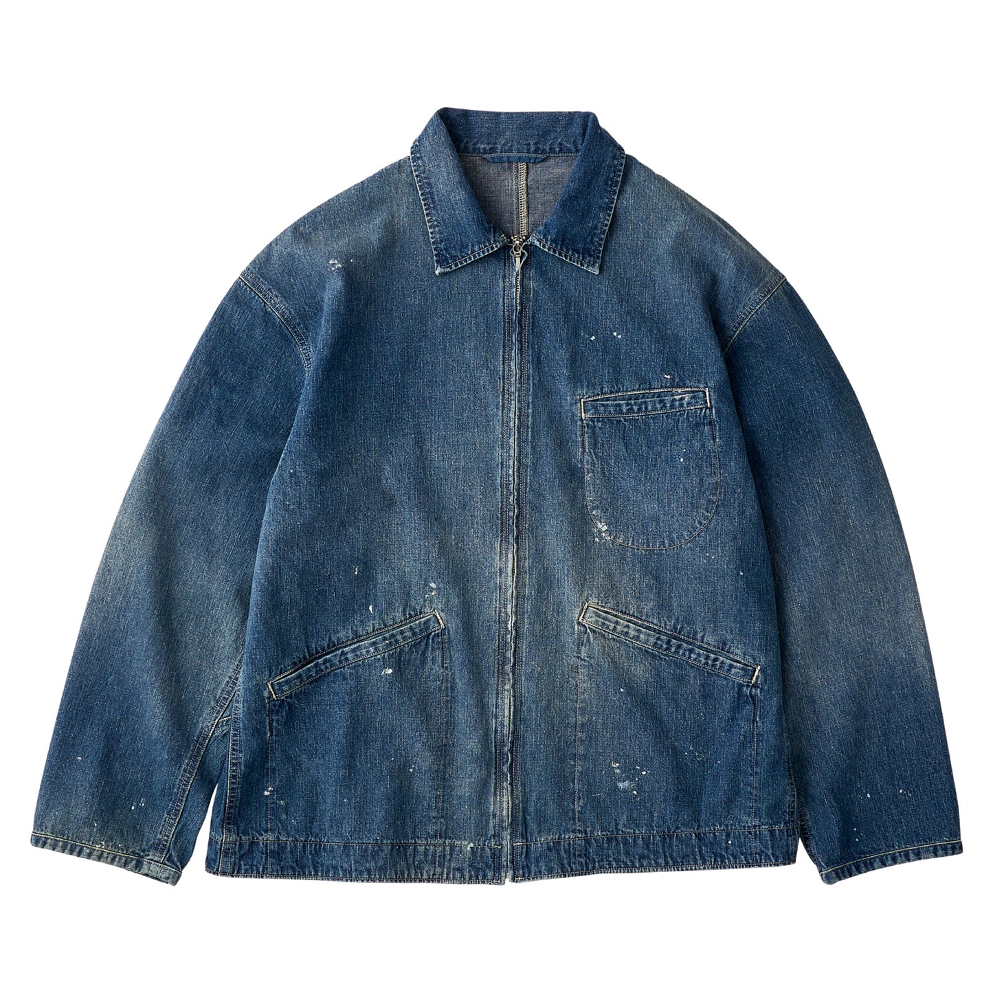 BREAKFAST DENIM ZIP UP JACKET