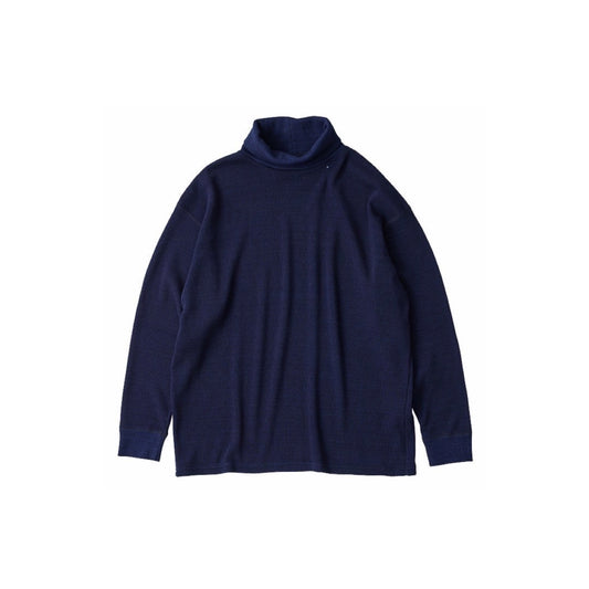 H/W INDIGO THERMAL TURTLENECK -NAVY-