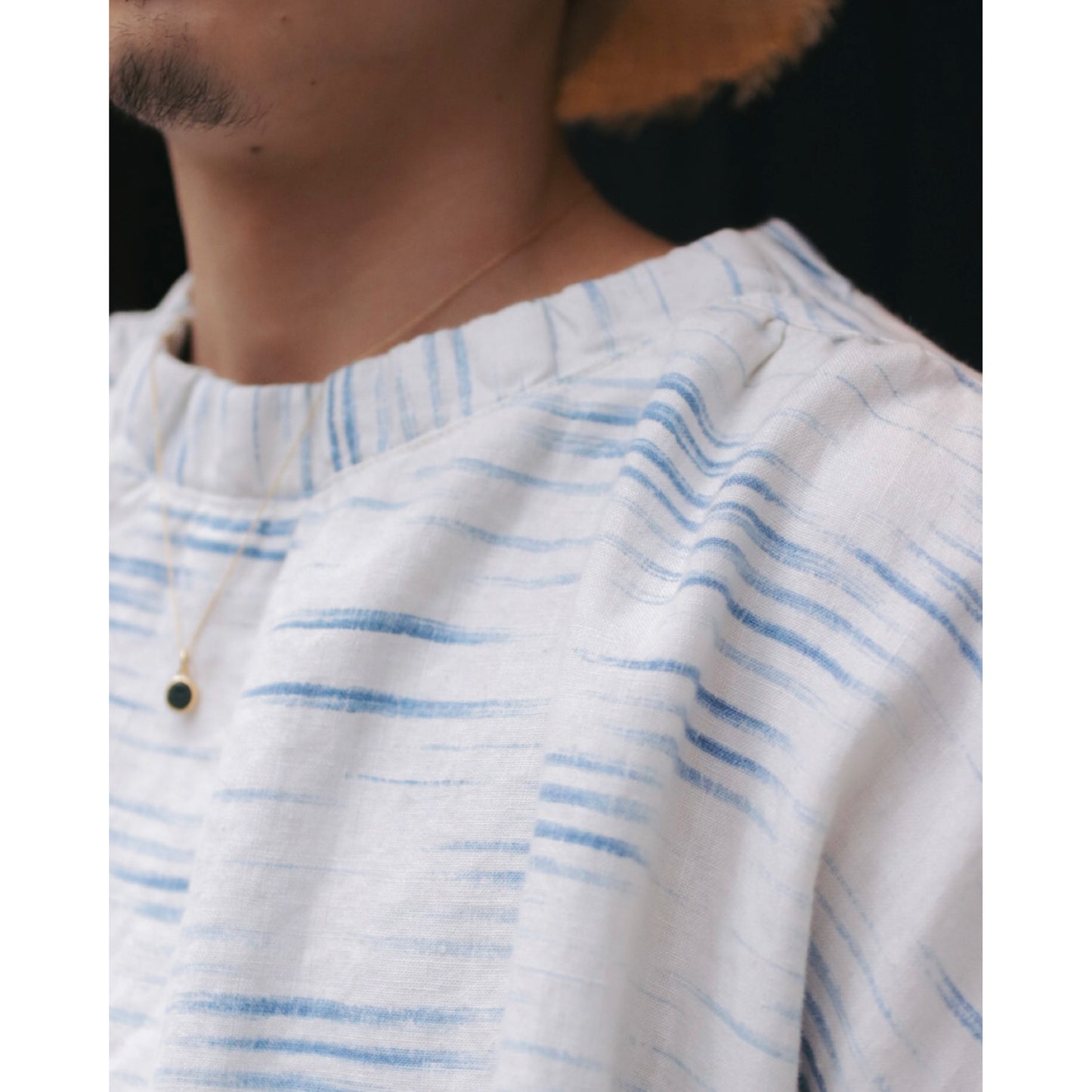 "PC EXCLUSIVE" OLD FRANCE INDIGO PRINT SMOCK