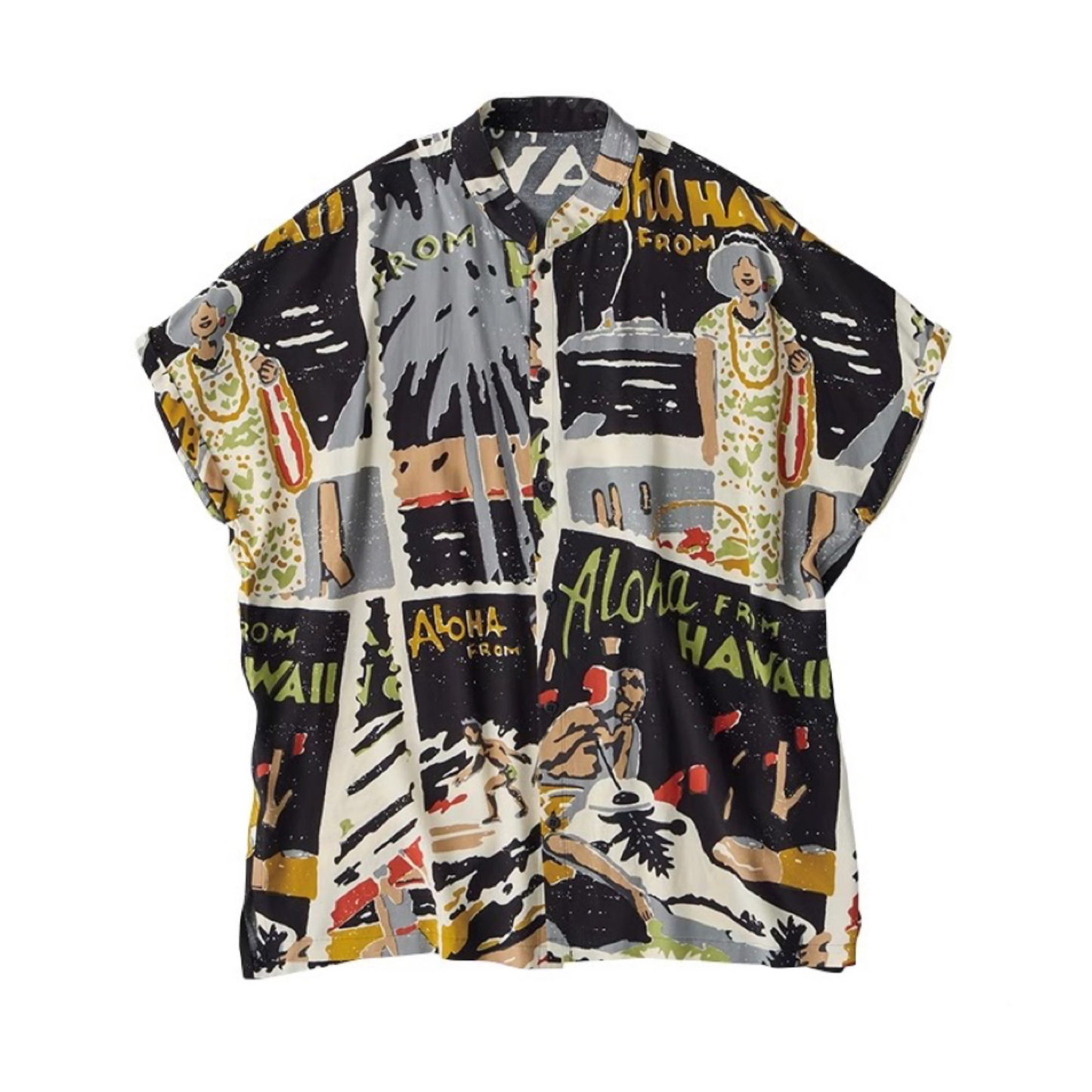HAWAIIAN OUTDOOR ALOHA BLOUSE