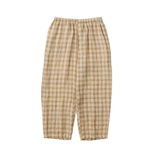 LINEN PALAKA PEACE PANTS