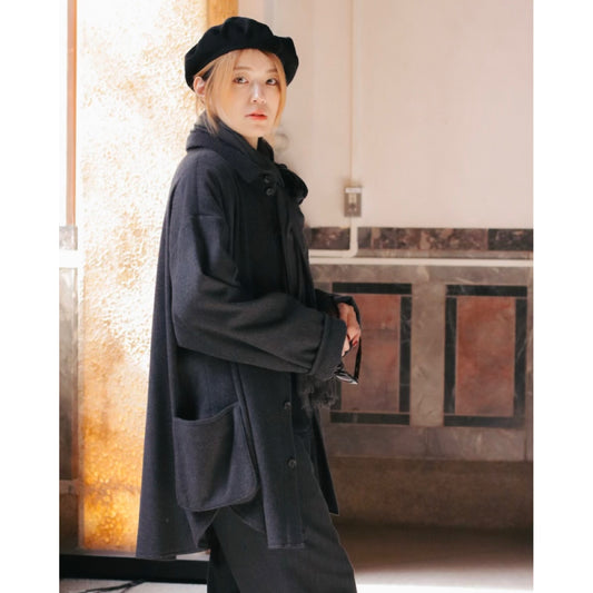 CASHMERE SHIRT JACKET (BABY CASH)