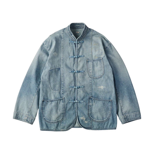 CANNERY ROW DENIM CHINESE JACKET